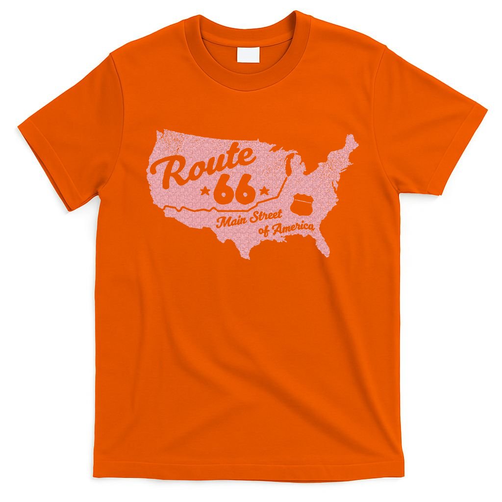 USA Route 66 Main Street Of America  T-Shirt