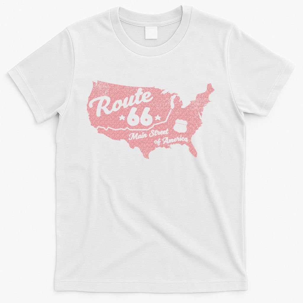 USA Route 66 Main Street Of America  T-Shirt