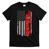 US Truck Driver USA Flag T-Shirt