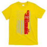 US Truck Driver USA Flag T-Shirt