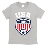 USA Soccer 1885 American Soccer USA Jersey Fan T-Shirt
