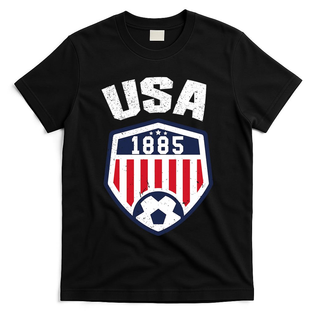 USA Soccer 1885 American Soccer USA Jersey Fan T-Shirt