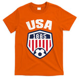 USA Soccer 1885 American Soccer USA Jersey Fan T-Shirt