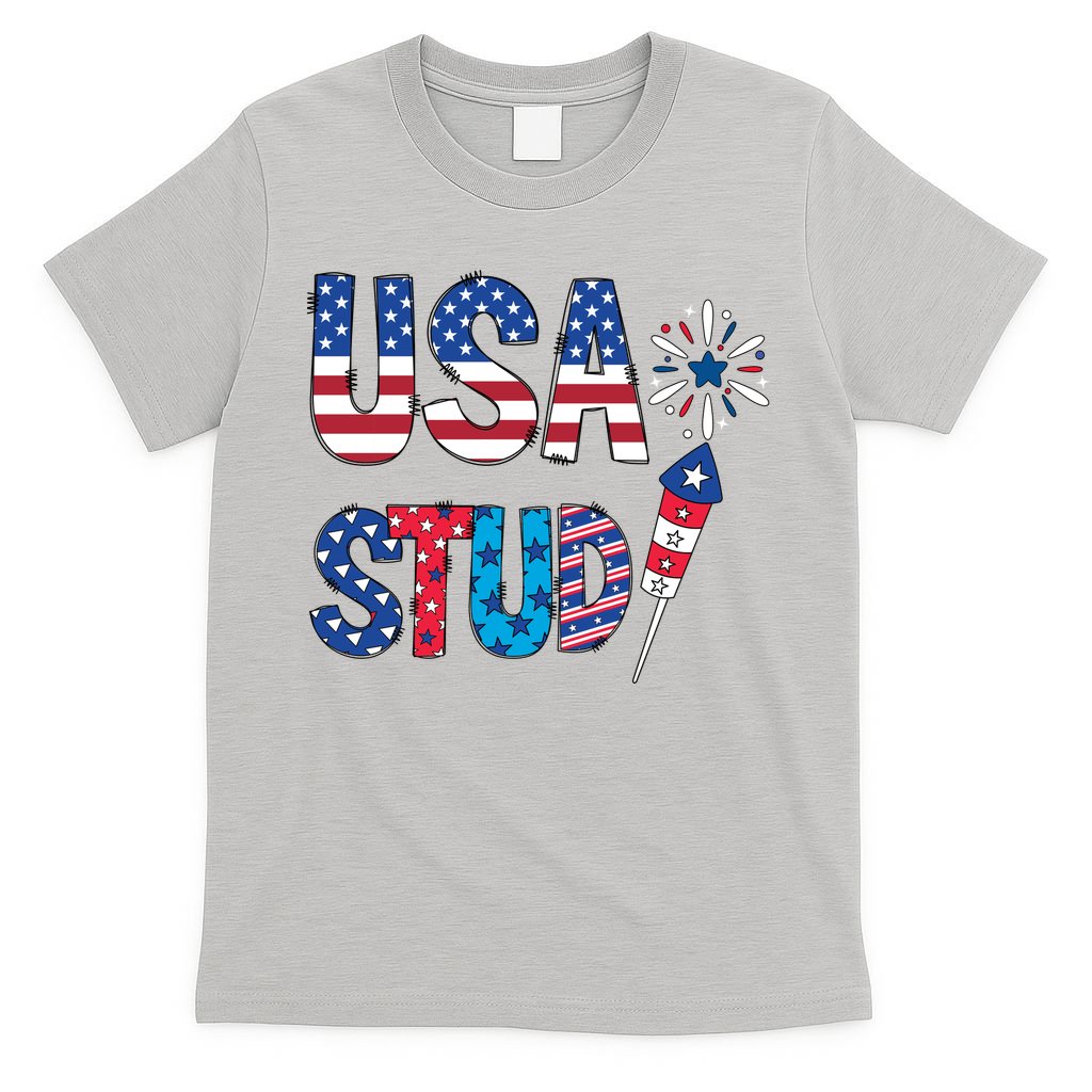 USA Stud 4th Of July Firework Cute T-Shirt