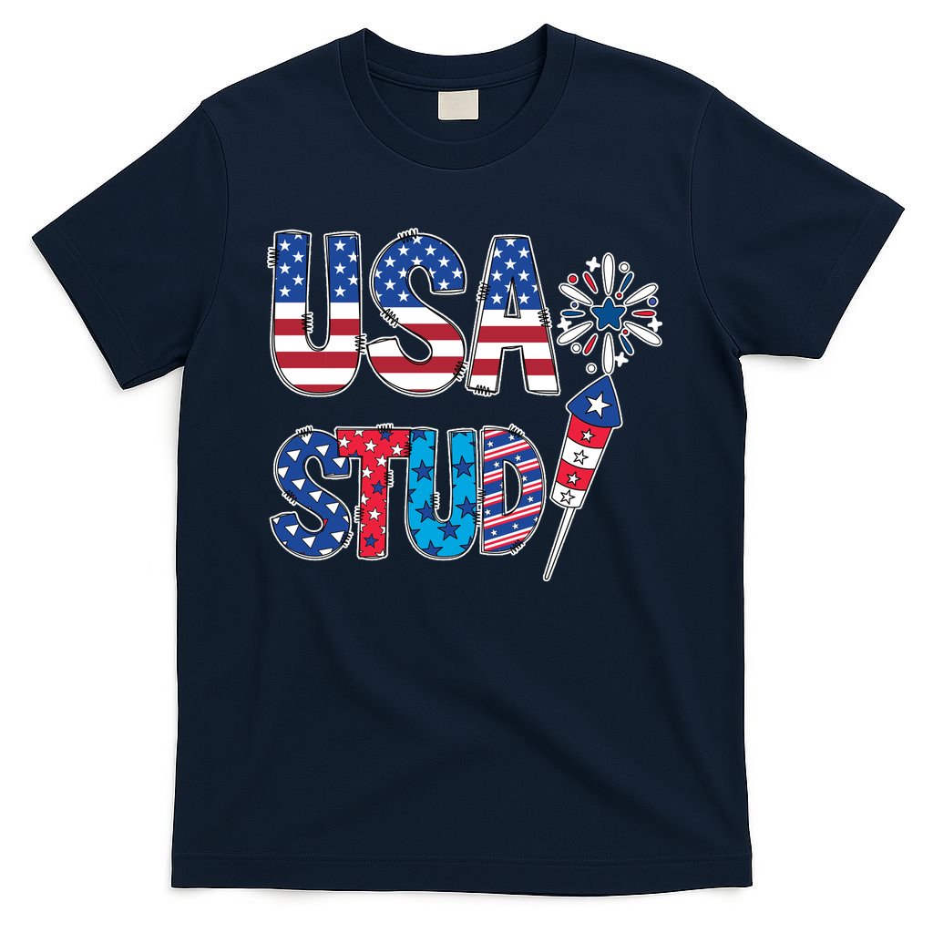 USA Stud 4th Of July Firework Cute T-Shirt