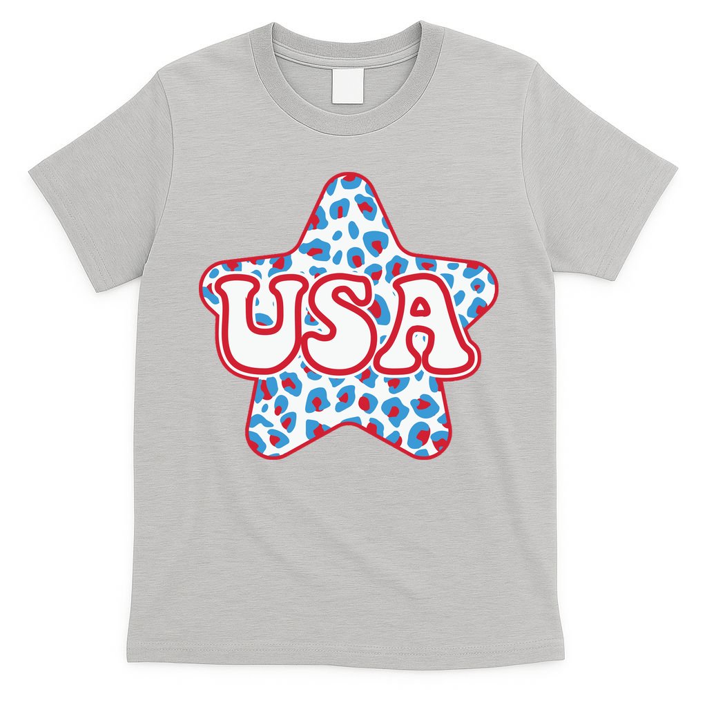 USA Star 4th Of July Festive Holiday T-Shirt