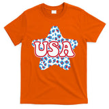 USA Star 4th Of July Festive Holiday T-Shirt