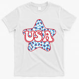 USA Star 4th Of July Festive Holiday T-Shirt