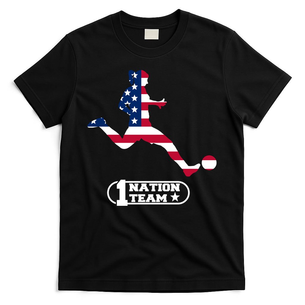USA 1 Nation Soccer Team T-Shirt