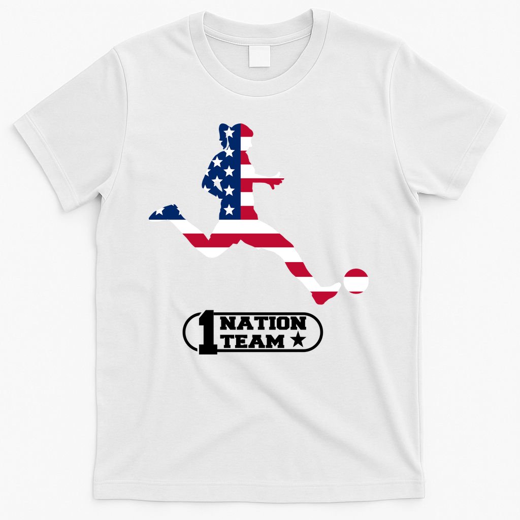 USA 1 Nation Soccer Team T-Shirt