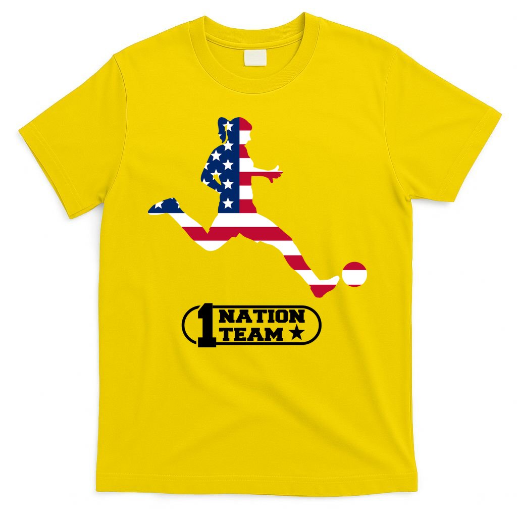 USA 1 Nation Soccer Team T-Shirt