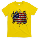 USA American Ripped Torn Flag T-Shirt
