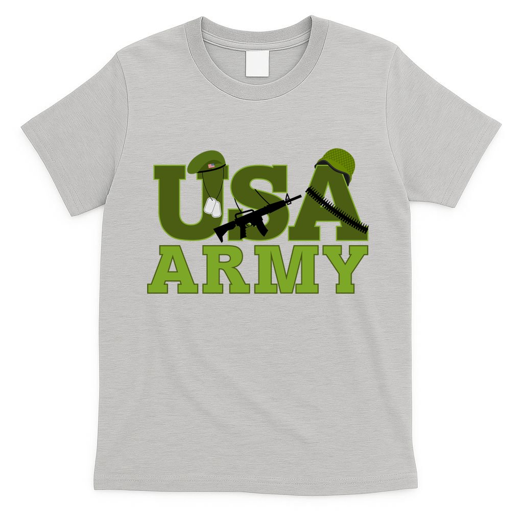 USA Army Camo Logo T-Shirt