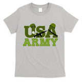 USA Army Camo Logo T-Shirt