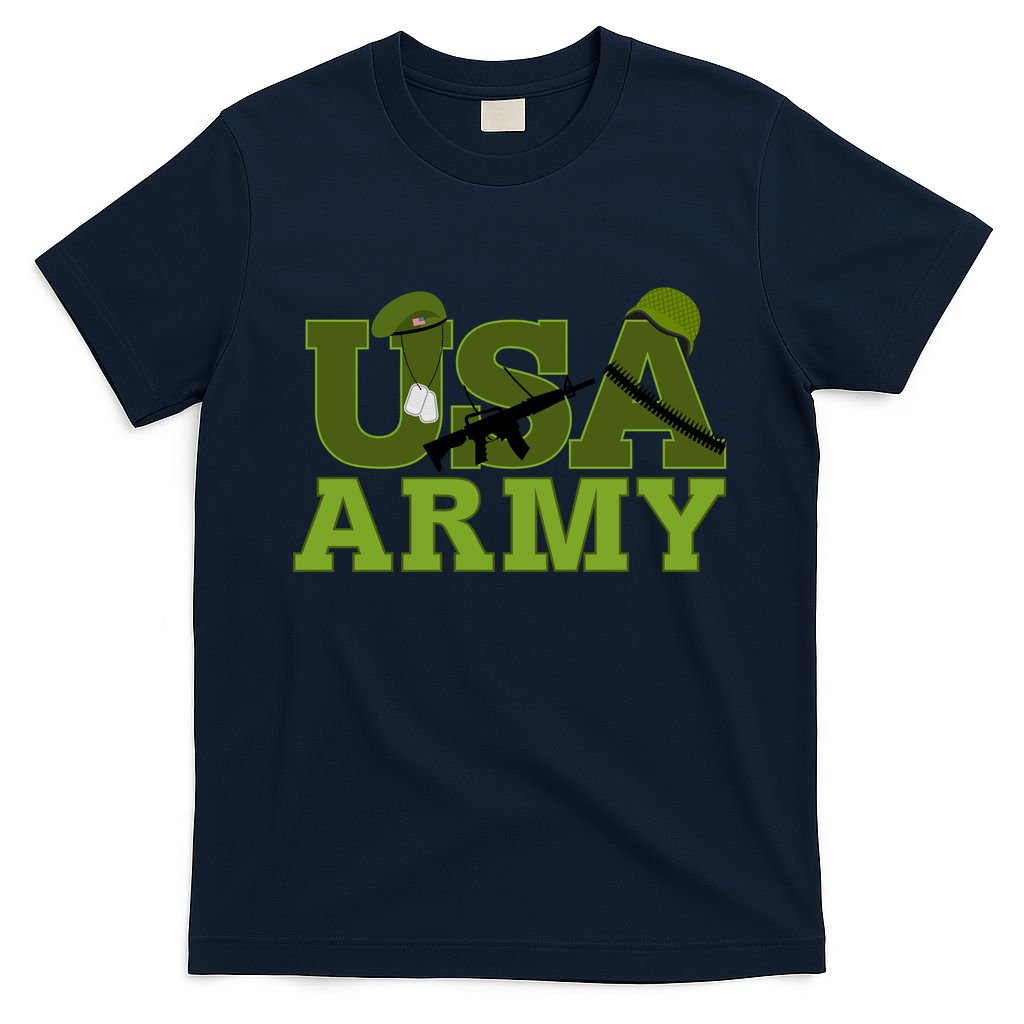 USA Army Camo Logo T-Shirt