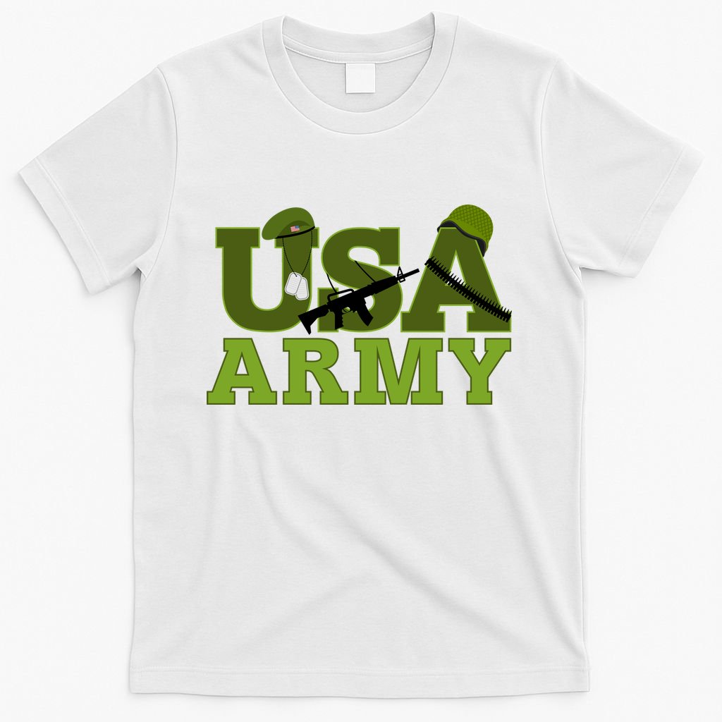 USA Army Camo Logo T-Shirt