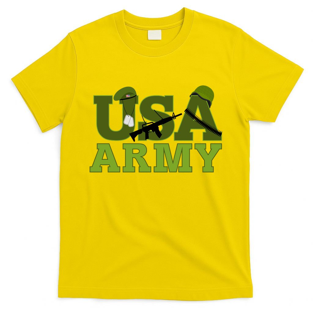 USA Army Camo Logo T-Shirt