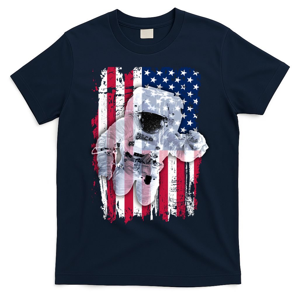 USA Astronaut American Space Flag T-Shirt