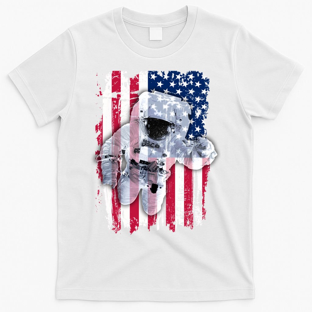 USA Astronaut American Space Flag T-Shirt