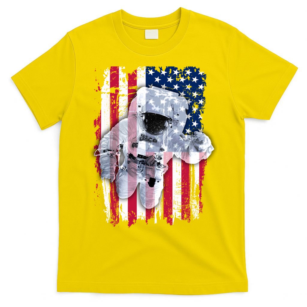 USA Astronaut American Space Flag T-Shirt