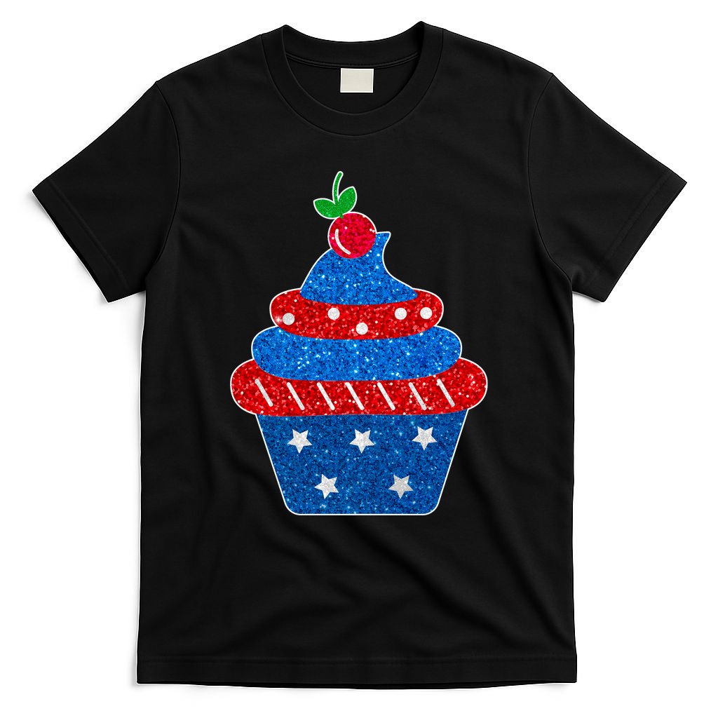 USA Cupcake Cherry On Top T-Shirt