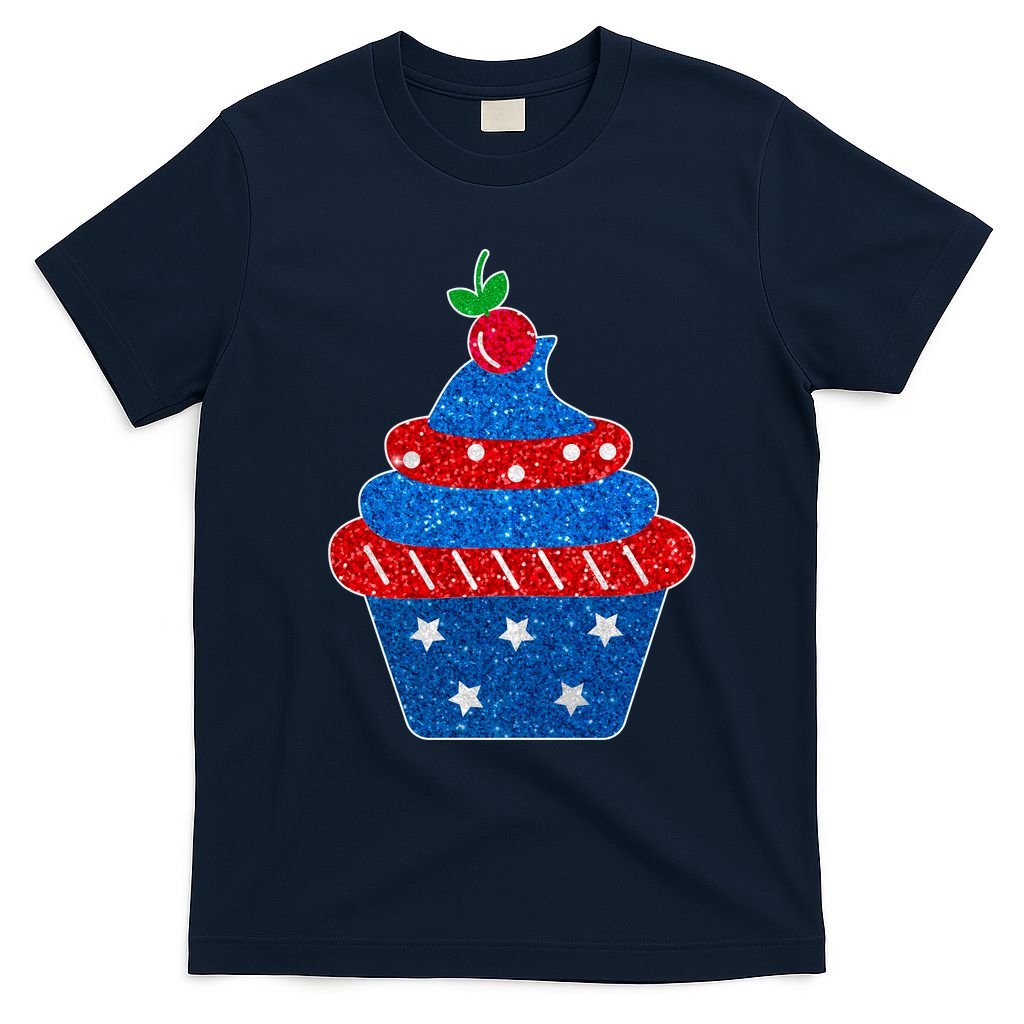 USA Cupcake Cherry On Top T-Shirt