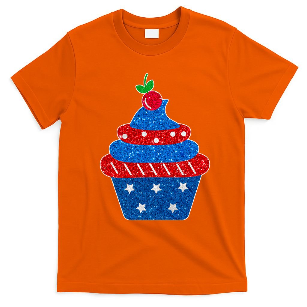 USA Cupcake Cherry On Top T-Shirt