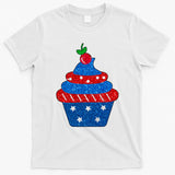 USA Cupcake Cherry On Top T-Shirt