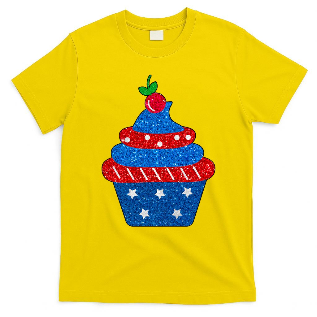 USA Cupcake Cherry On Top T-Shirt