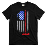USA Curling Flag T-Shirt