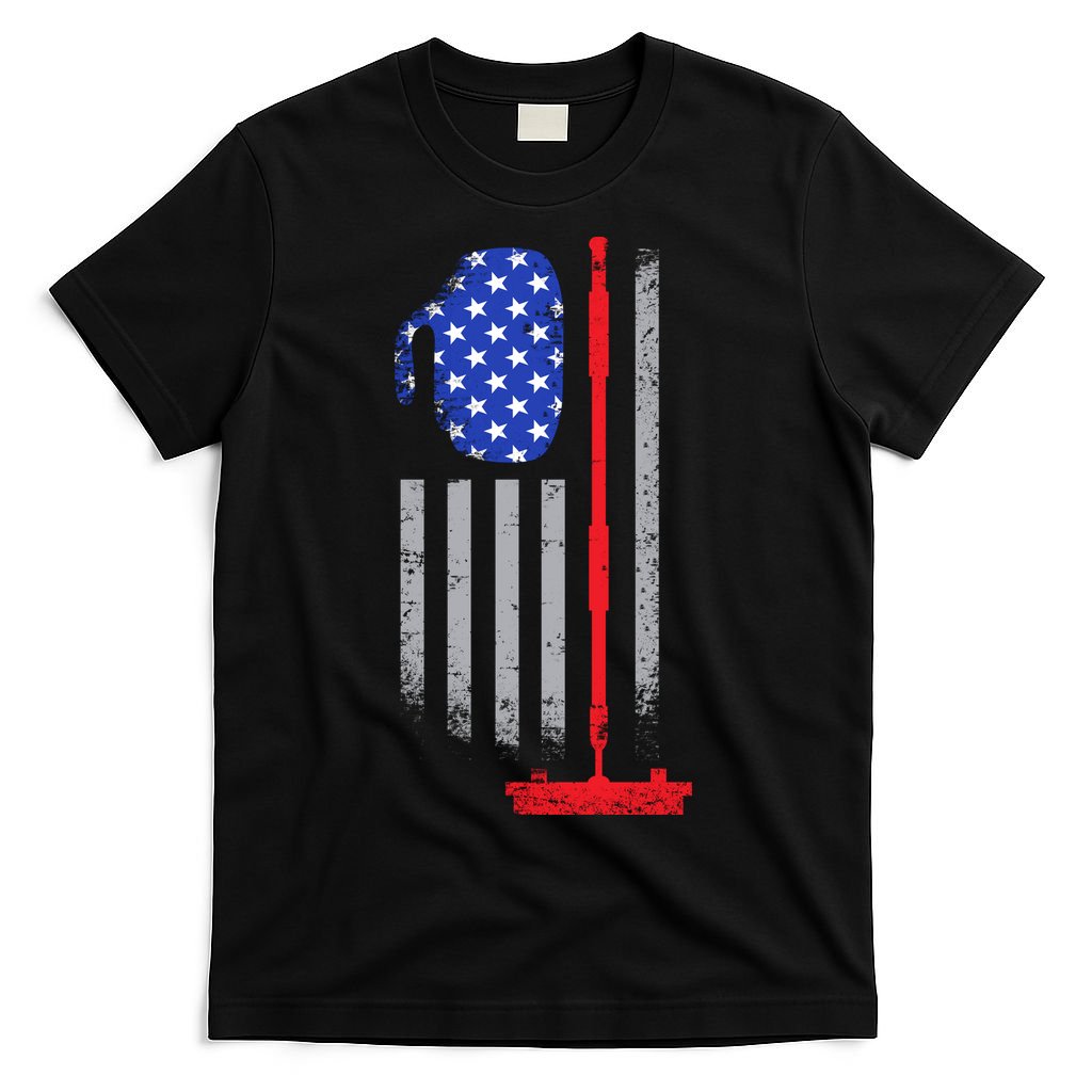 USA Curling Flag T-Shirt