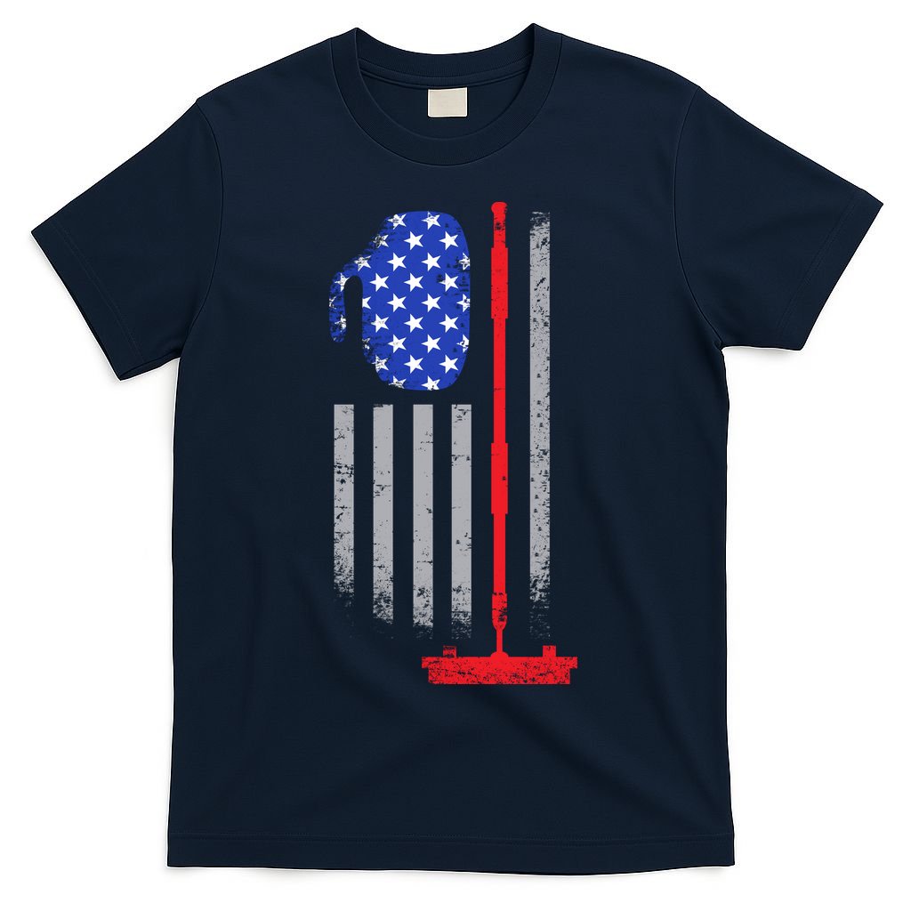 USA Curling Flag T-Shirt