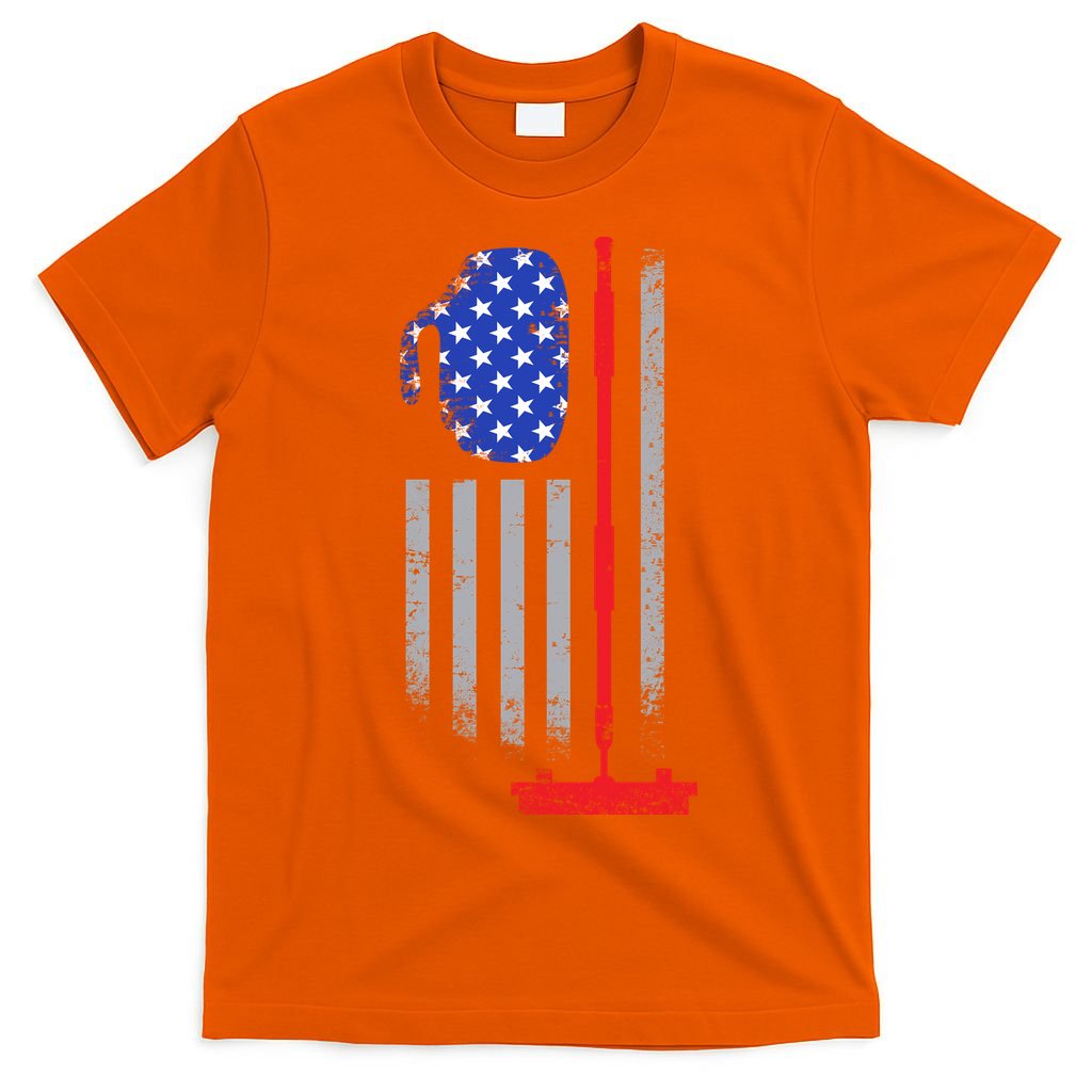 USA Curling Flag T-Shirt