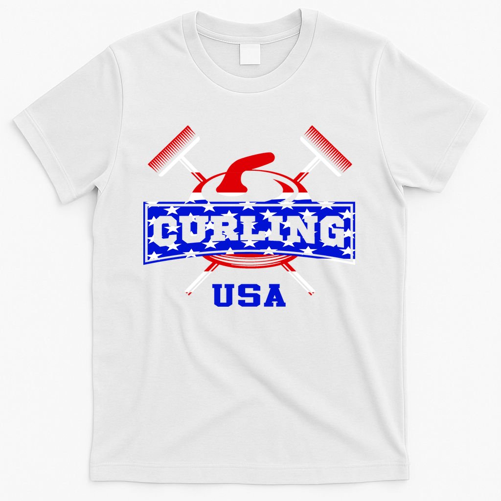 USA Curling Team Champs Winter Sports Games T-Shirt