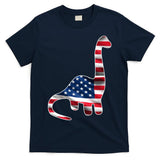 USA Dinosaur American Flag T-Shirt