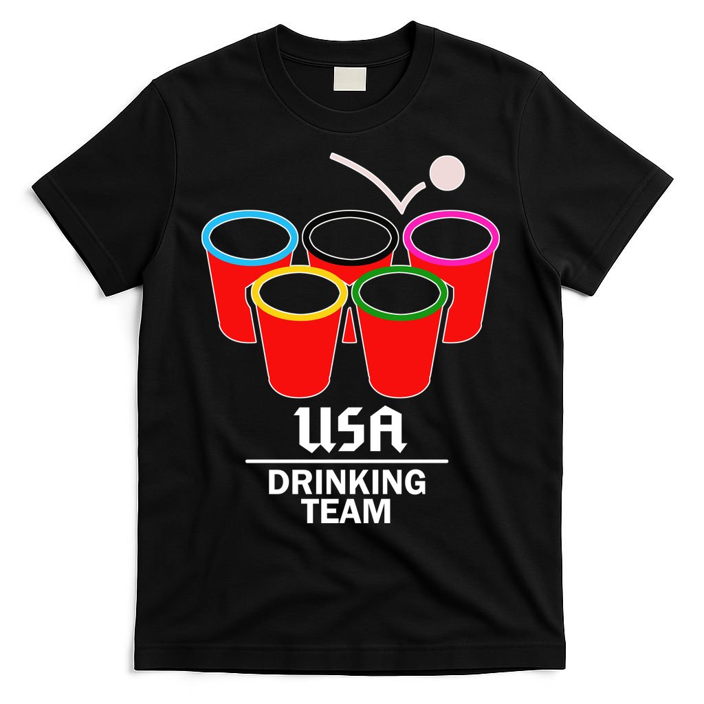 USA Drinking Team Beer Pong T-Shirt