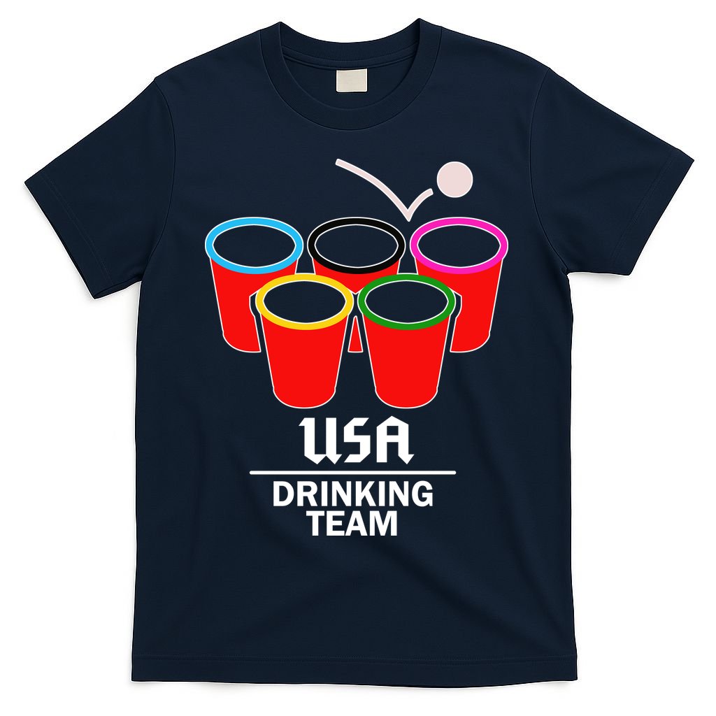 USA Drinking Team Beer Pong T-Shirt