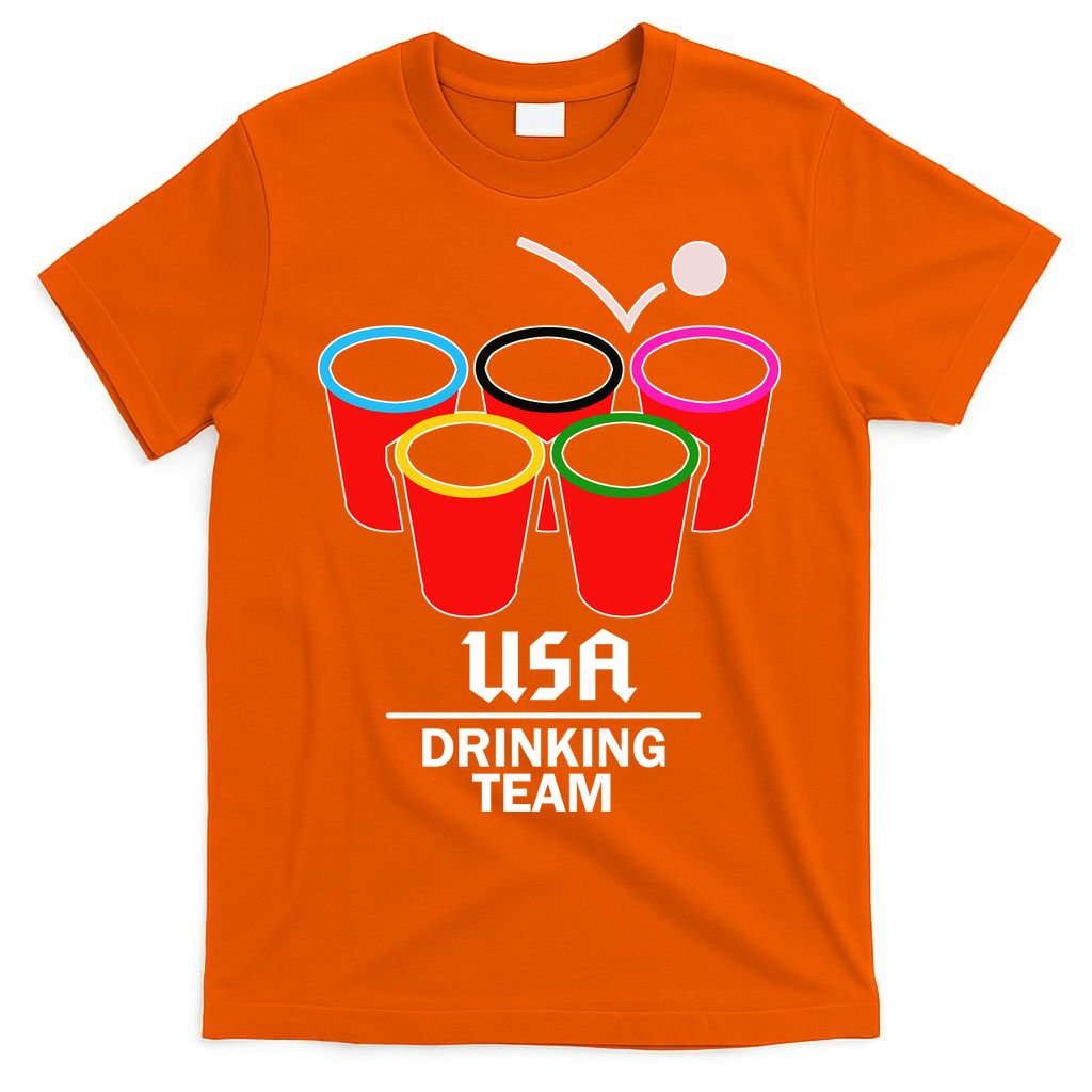 USA Drinking Team Beer Pong T-Shirt