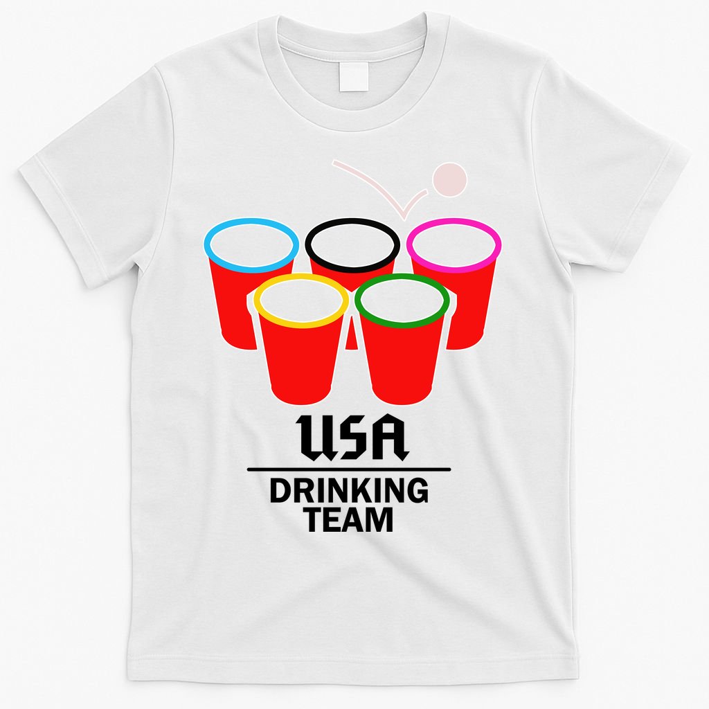 USA Drinking Team Beer Pong T-Shirt