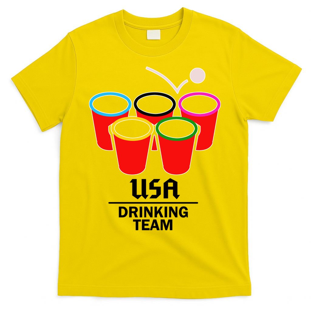 USA Drinking Team Beer Pong T-Shirt