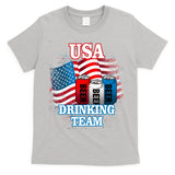 USA Drinking Team Flag T-Shirt