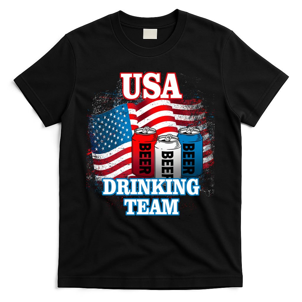 USA Drinking Team Flag T-Shirt