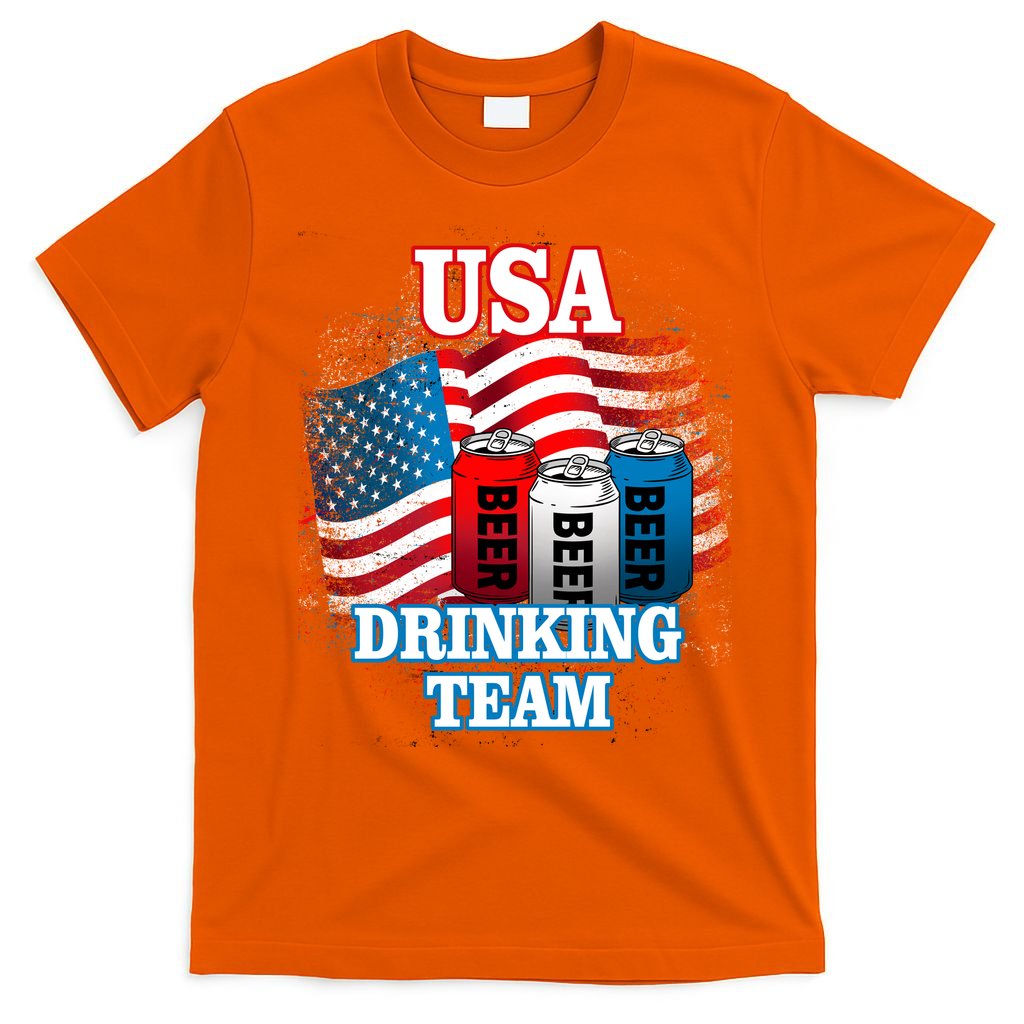 USA Drinking Team Flag T-Shirt