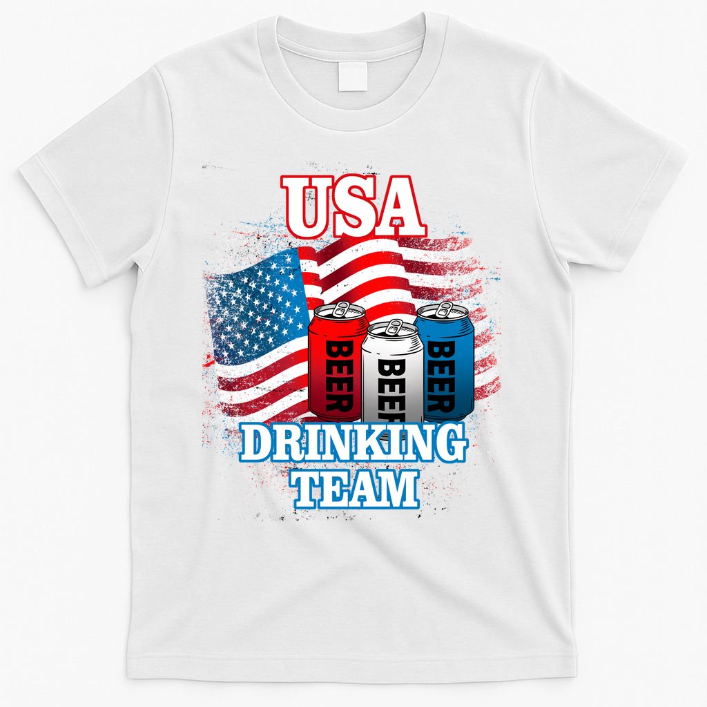 USA Drinking Team Flag T-Shirt
