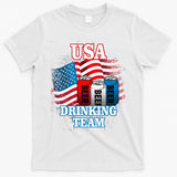 USA Drinking Team Flag T-Shirt