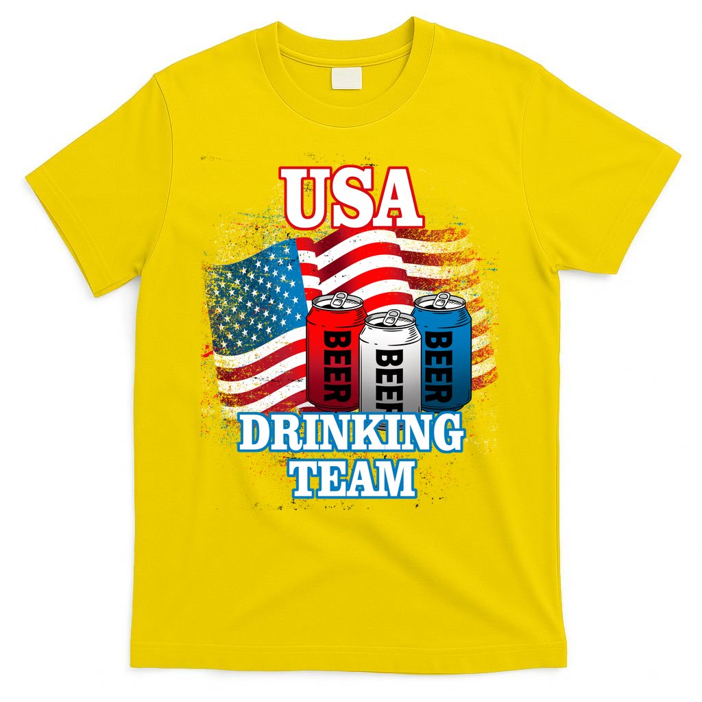 USA Drinking Team Flag T-Shirt