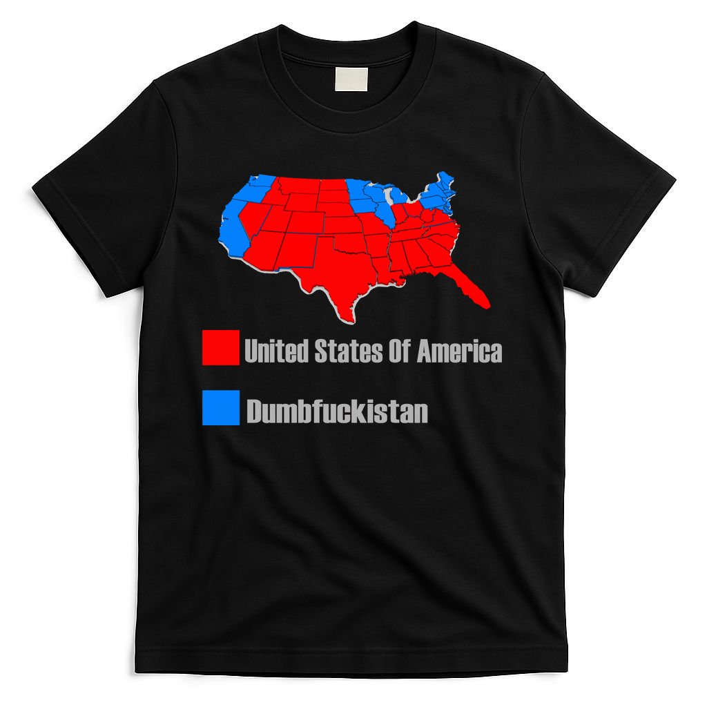 USA DUMBFUCKISTAN ELECTION MAP - Republicans Trump T-Shirt