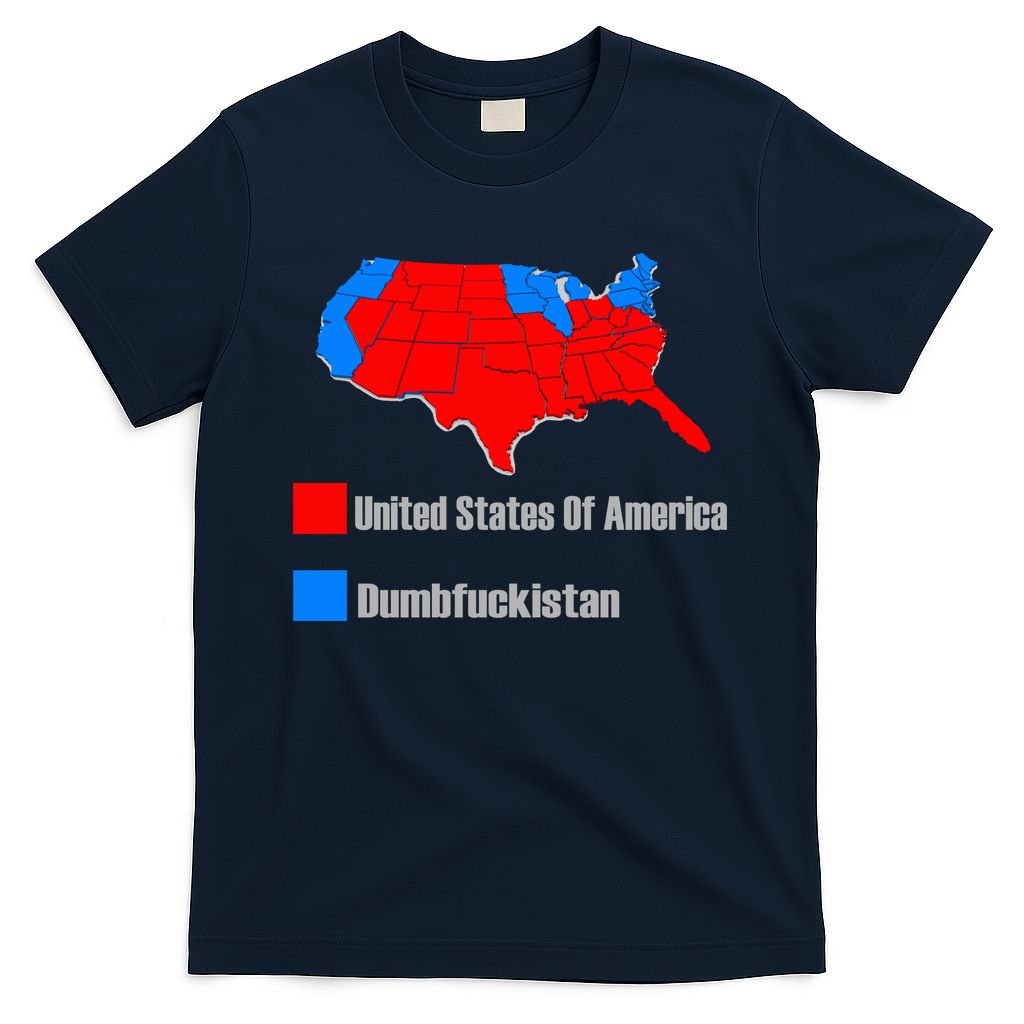 USA DUMBFUCKISTAN ELECTION MAP - Republicans Trump T-Shirt
