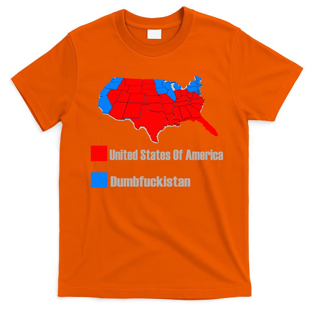 USA DUMBFUCKISTAN ELECTION MAP - Republicans Trump T-Shirt