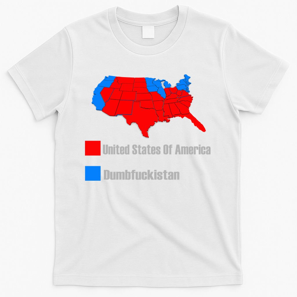 USA DUMBFUCKISTAN ELECTION MAP - Republicans Trump T-Shirt
